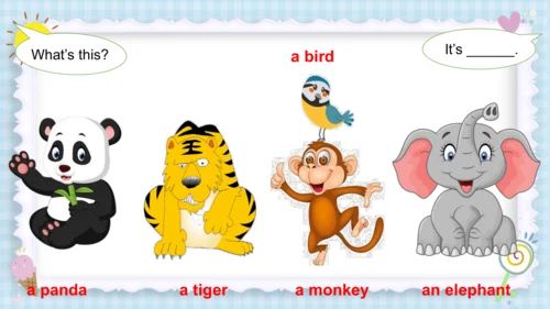 Unit 4 We love animals（复习课件）-2023-2024学年三年级英语上册期末核