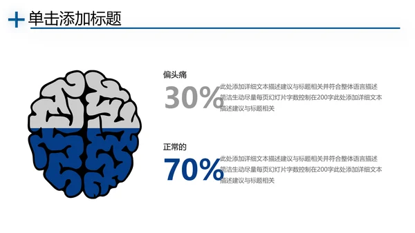 医学类通用医疗大脑研究工作报告ppt模板