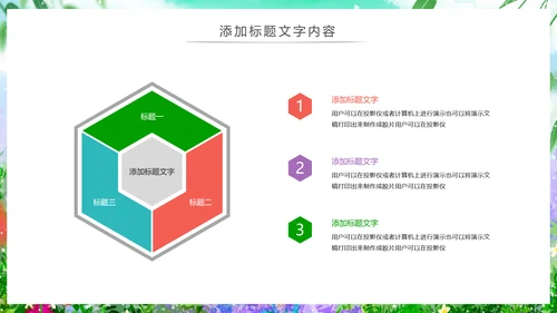 唯美清新绿色环保春天主题班会动态PPT模板