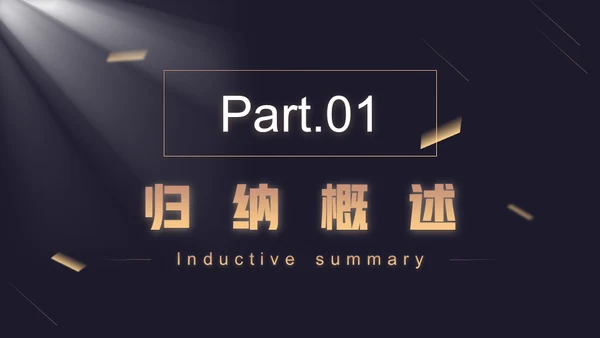 黑金商务风工作总结汇报通用PPT模板
