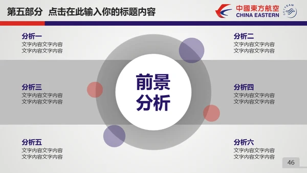 东方航空公司动态通用PPT模板
