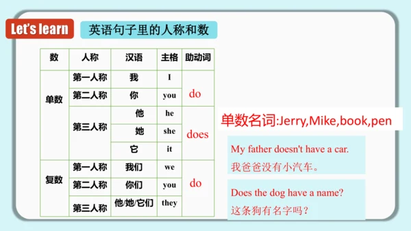 Unit 5 Grammar Focus课件 （人教新目标七年级上册Unit 5 Do you ha
