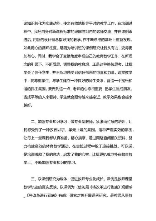 初中地理网络研修总结.docx