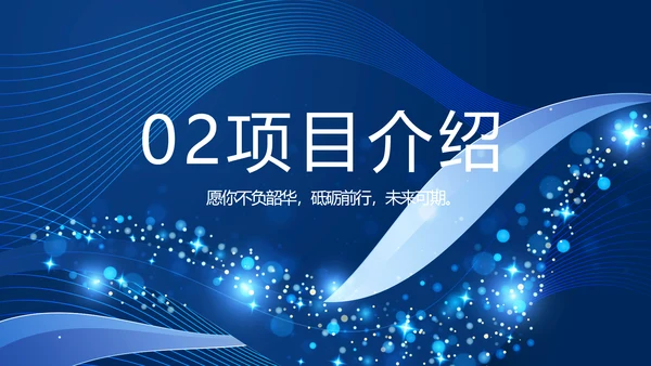 蓝色路演创新商业计划书商务PPT