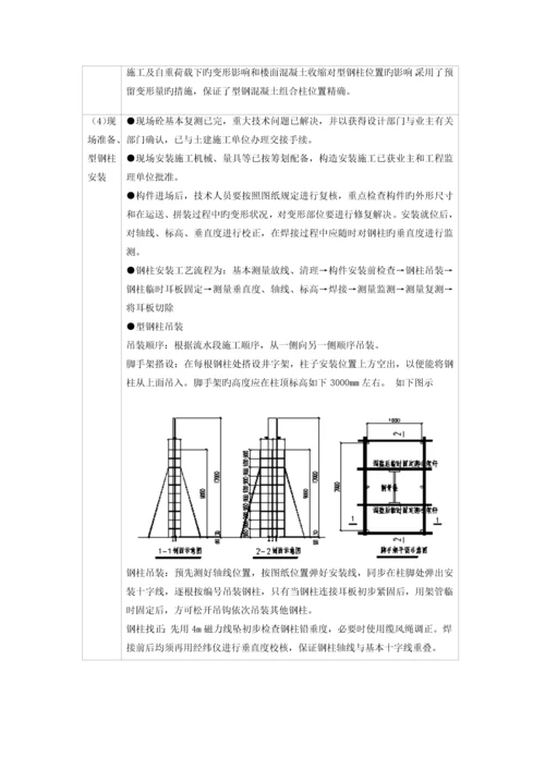 劲性混凝土柱综合施工专题方案模板.docx