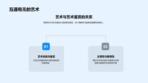 艺术鉴赏教学课件PPT模板