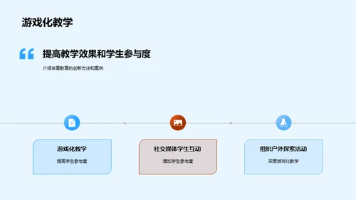 体育教育的创新方法