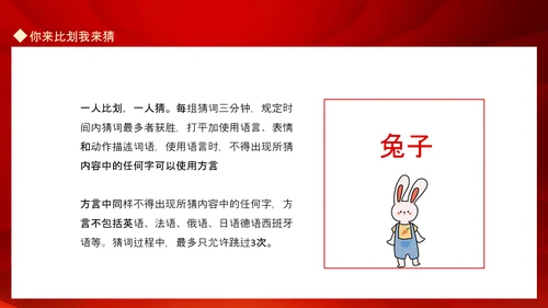 新年晚会游戏节目_你来比划我来猜PPT模板