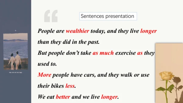 Module3 life and then Unit 3 Language in use  课件(共