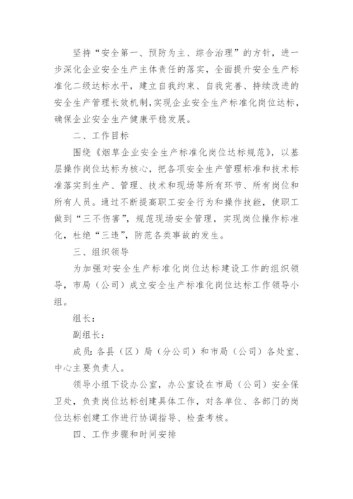 岗位达标实施方案.docx