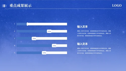 简约蓝色月度工作汇报通用模板工作总结