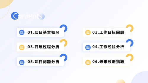 扁平商务项目复盘报告PPT工作总结