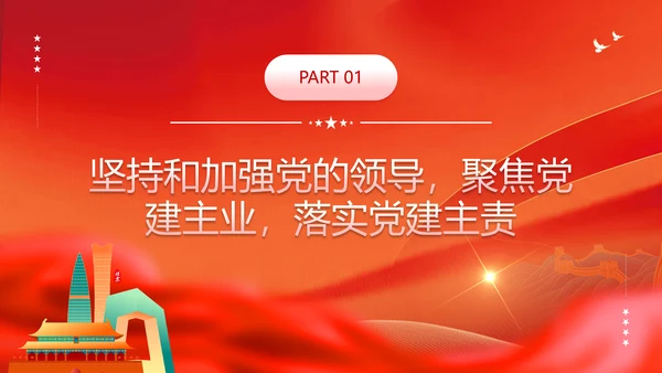 领导班子一岗双责履职情况工作报告PPT