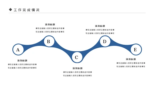 蓝色银行理财计划总结汇报分析报告PPT