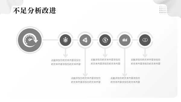 极简季度工作总结PPT