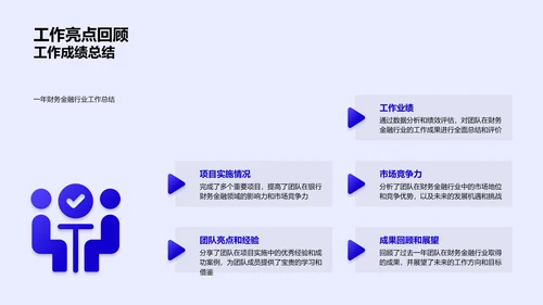 银行业绩工作总结PPT模板