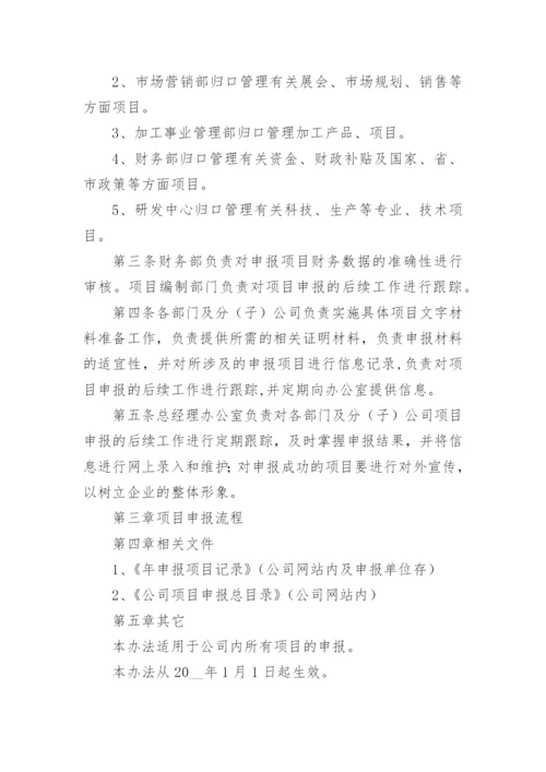 公司项目管理制度规范篇1.docx