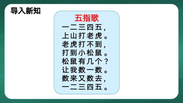 人教版一年级上册3.1  1~5的认识课件(共28张PPT)