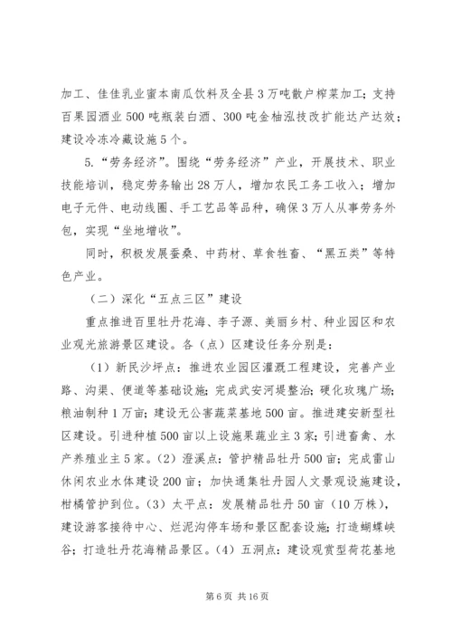 县委副书记在农口部门工作任务分解会上的讲话（摘要） (2).docx