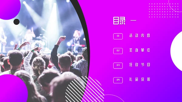 音乐狂欢节夏日畅爽通用PPT