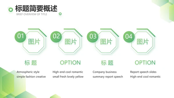 绿色简约大气年终总结PPT