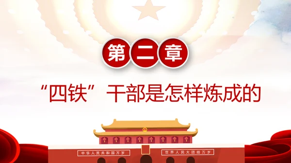 贯彻学习四铁精神争做合格党员干部PPT微党课