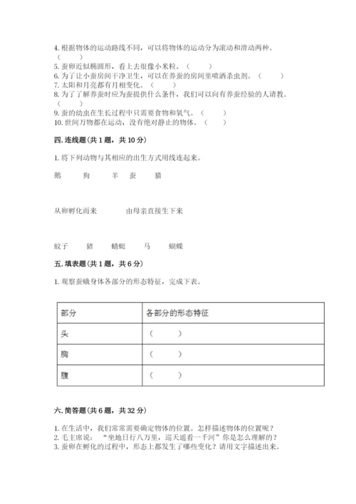 教科版科学三年级下册期末测试卷附答案【培优b卷】.docx
