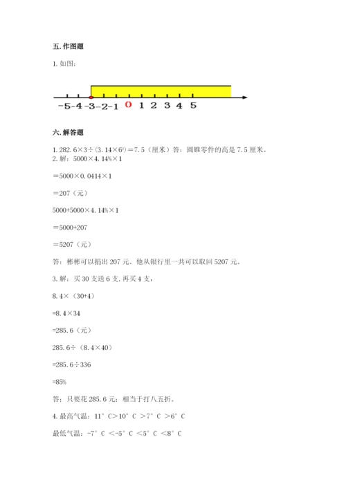 小学六年级下册数学期末卷附完整答案【考点梳理】.docx
