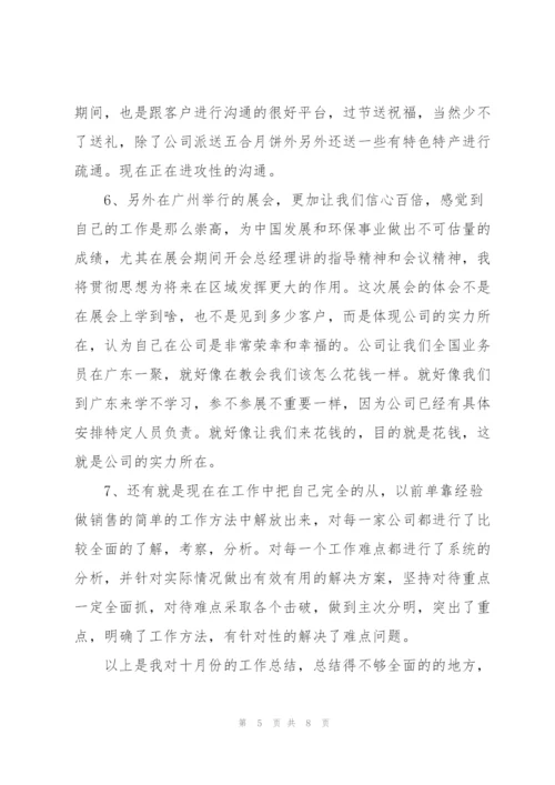 业务员个人月度工作总结三篇.docx