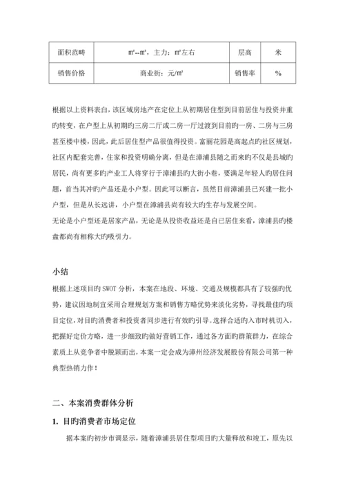 福建房地产公司营销推广专题策划专题方案.docx