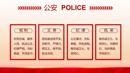大气公安年终工作总结新年计划PPT