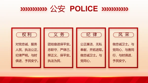 大气公安年终工作总结新年计划PPT