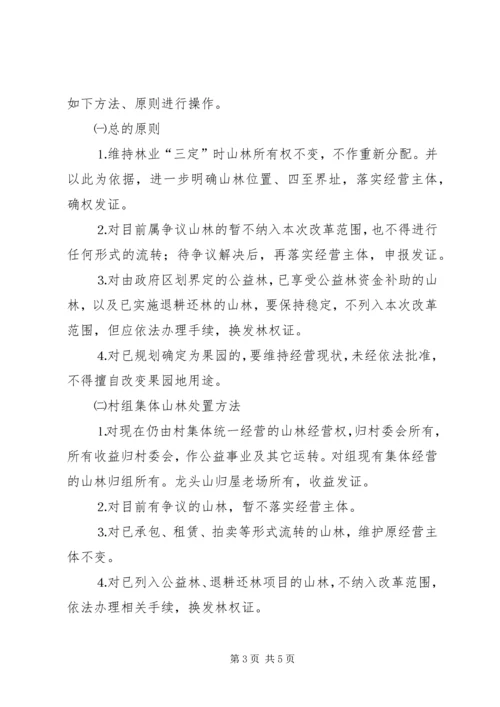 镇陈坑村林权制度改革实施方案 (5).docx