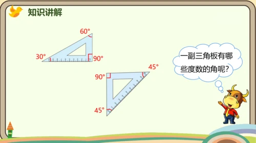 人教版数学四年级上册3.4 画角课件(共27张PPT)