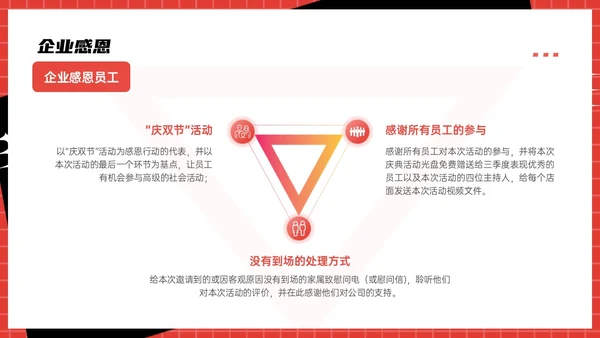 红色简约感恩节活动策划PPT模板