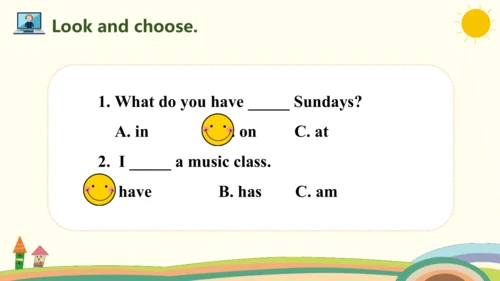Unit 2 My week Part A Let's learn & Let's play课件（共