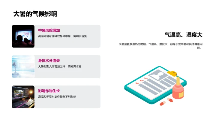 大暑节气知多少PPT模板