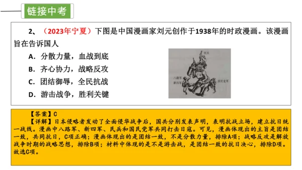 第六单元 中华民族的抗日战争 单元复习课件