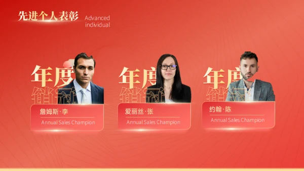 大气橙红公司工作总结汇报通用PPT模板