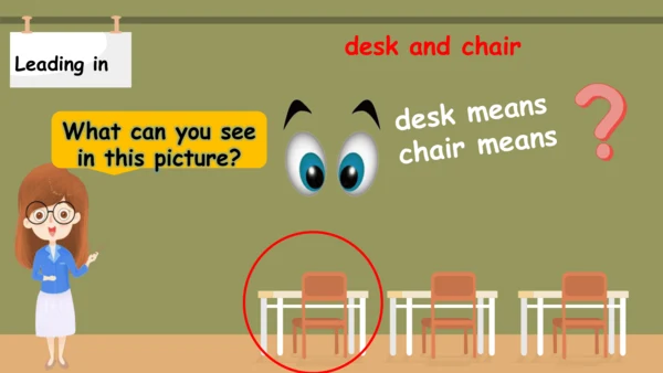 Module 3 Unit 2 Point to the desk 课件(共28张PPT)