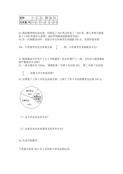 六年级小升初数学解决问题50道精品加答案.docx