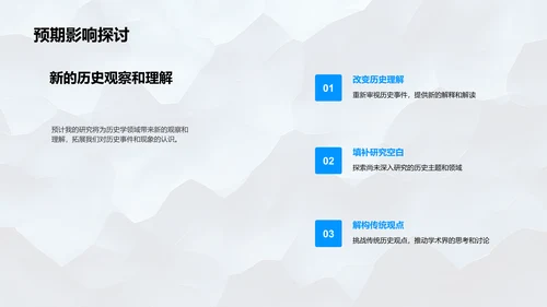 历史学开题答辩PPT模板