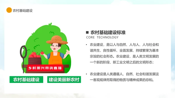 农业现代，农村现代化PPT模板