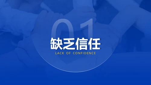 企业管理团队协作的五大障碍培训PPT模板