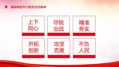 学习在全国脱贫攻坚总结表彰大会上的讲话PPT