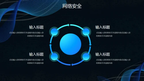 互联网网络信息安全通用PPT模板