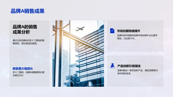 双十二科技销售研究PPT模板