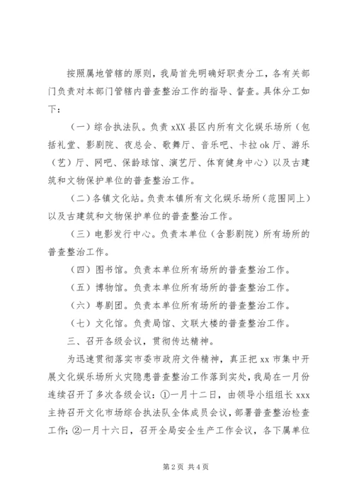 文化娱乐场整治工作汇报材料.docx