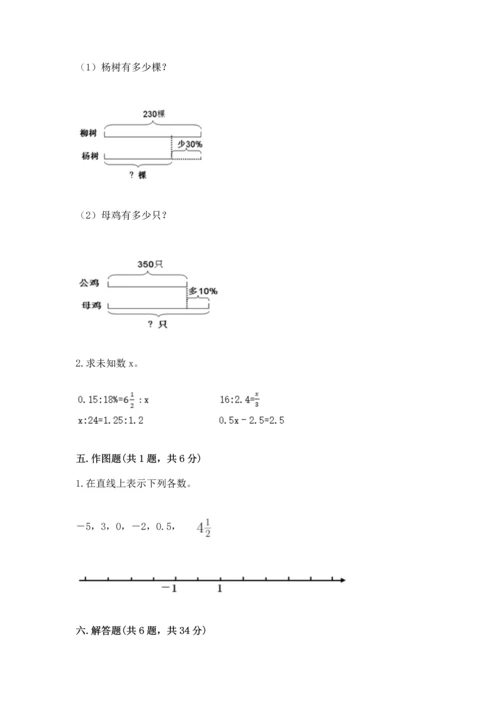 人教版六年级下册数学期末测试卷及答案【全优】.docx