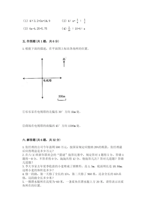 小升初六年级期末测试卷必考题.docx